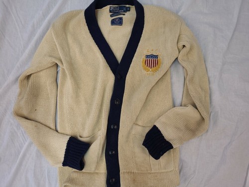 USA Olympic Team Cardigan Sweater Size 