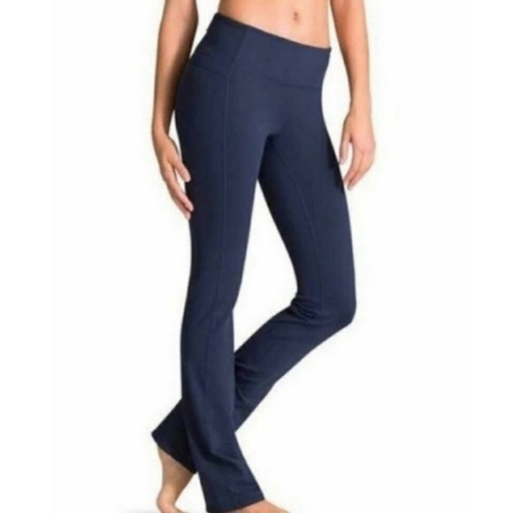 Athleta straight up navy blue yoga pants XXS Gem