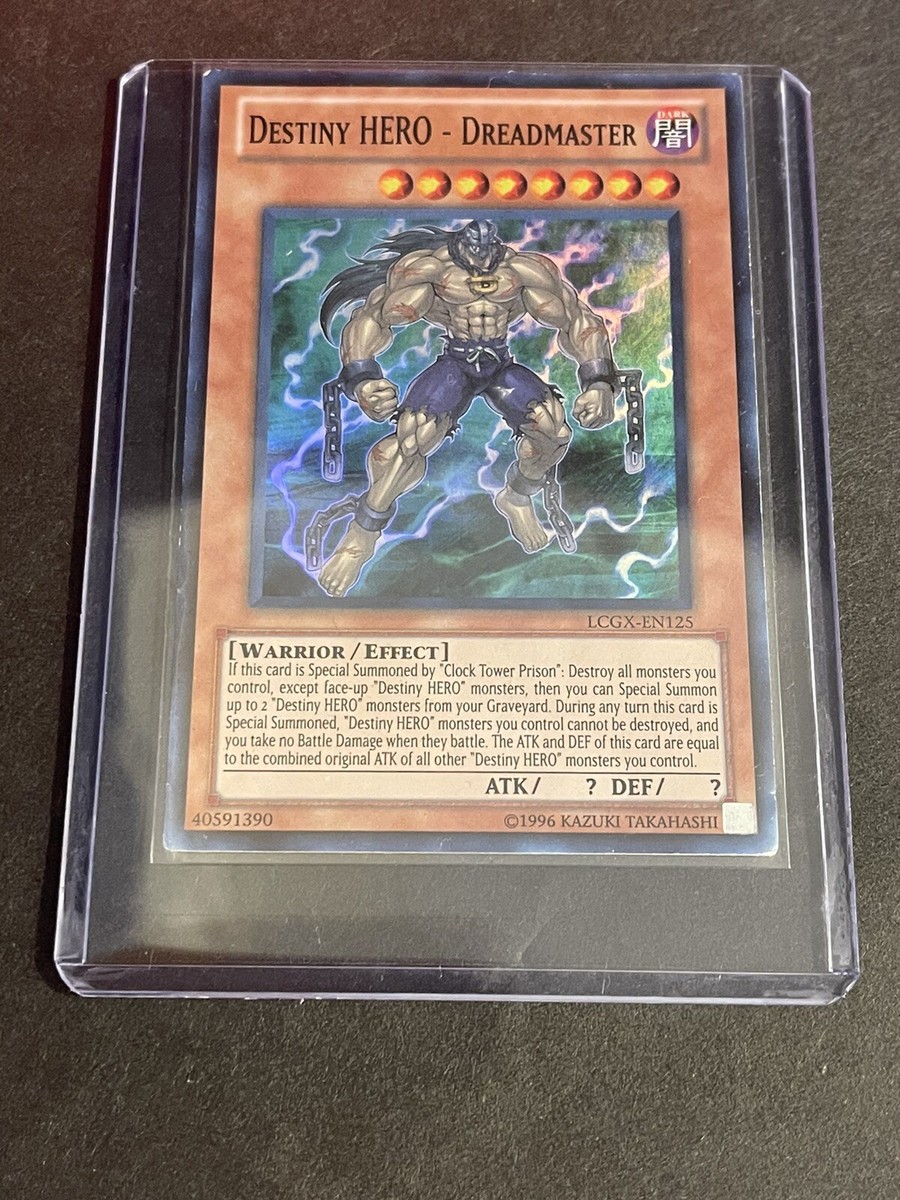 Yu-Gi-Oh! Destiny HERO - Dreadmaster Card - Super Rare From Legendary Collection 2 (LCGX-EN125)