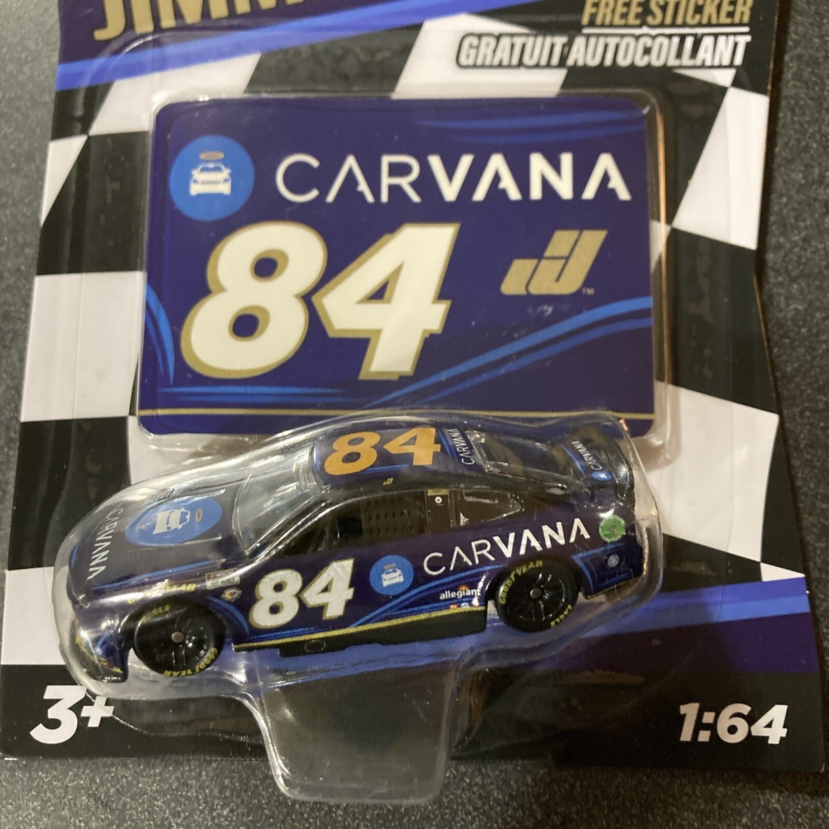 Jimmie Johnson #84 Carvana 2023 Wave 05 NASCAR Authentics 1:64