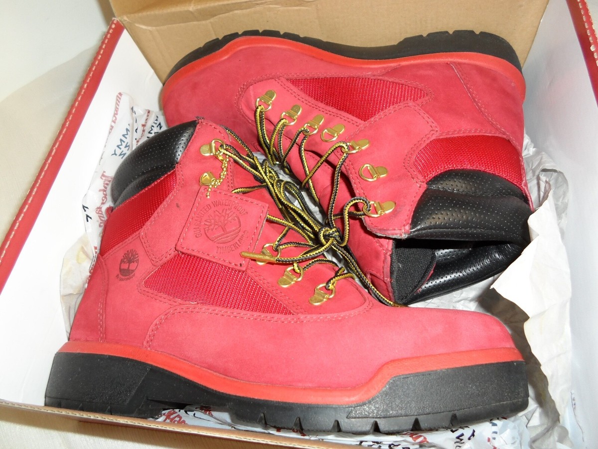 Timberland Jimmy Jazz Exclusive RED Field boots Mens sz 9 eBay