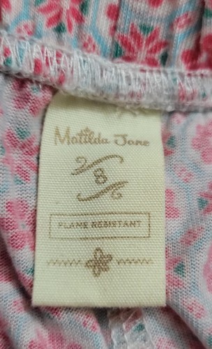 Matilda Jane Pink Deer Sleeping Beauty Big Ruffles Floral Size 8 - Picture 6 of 6