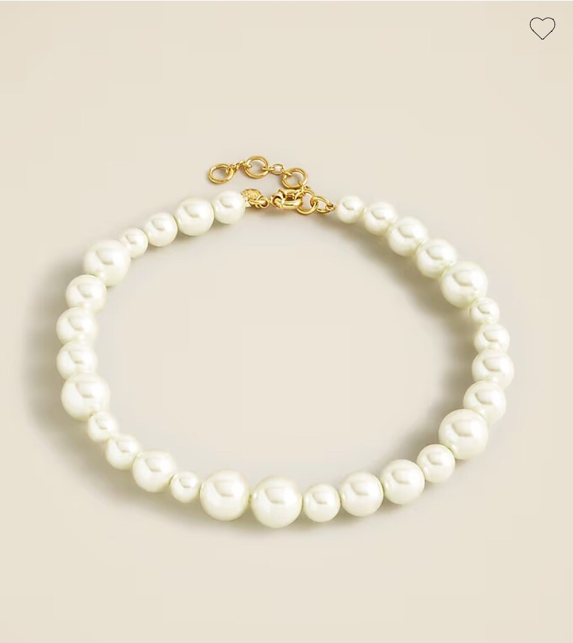 *NWT* J Crew Pearl Ball Necklace $49.50