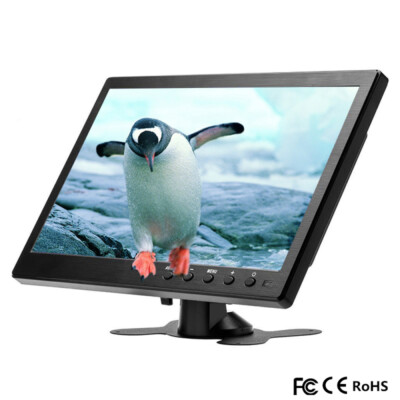 10.1ZOLL LCD Monitor Mini Fernseher Computer Anzeige PC Display BNC/AV/VGA/HDMI