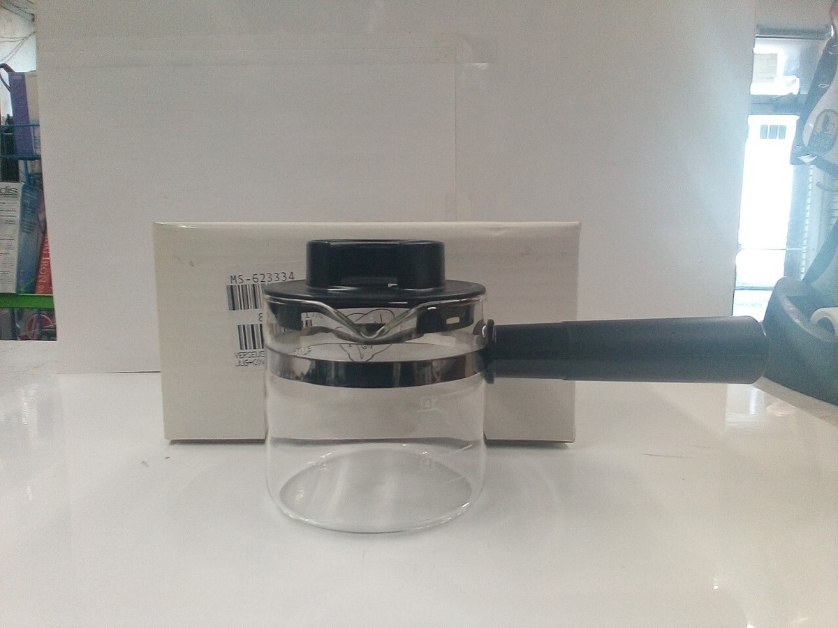 KRUPS MS-623334 GLASS CARAFE WITH LID FOR XP100050/1P0 SOLO STEAM ESPRESSO  MAKER