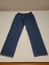 L.L Bean Women's Flannel Lined Jeans Relaxed Fit Size 8MT Regular SKU 0222