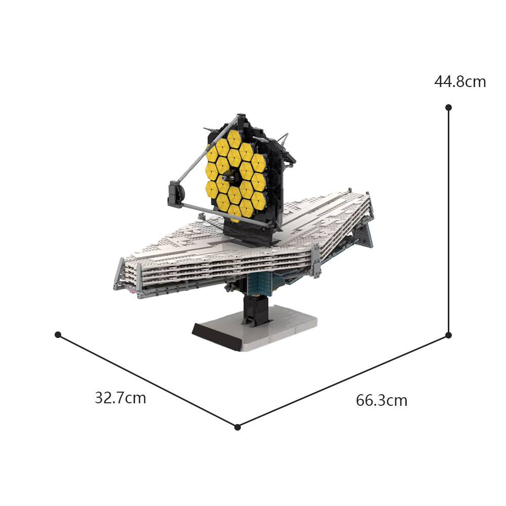 James Webb Space Telescope Model Building Blocks Set JWST MOC