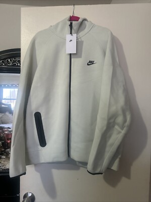 Men's Nike Sportswear Tech Fleece Sea Glass/Black Windrunner Full Zip Hoodie