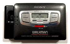 Sony WM-GX655 radio registratore a cassette Made in Japan TV/FM-AM AVLS Dolby FUNZIONANTE