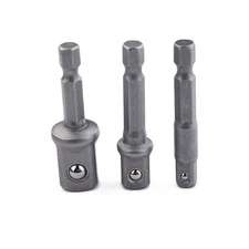  3 Pcs Socket Adapter Extension Set Sockets Sets for Drill Attachment