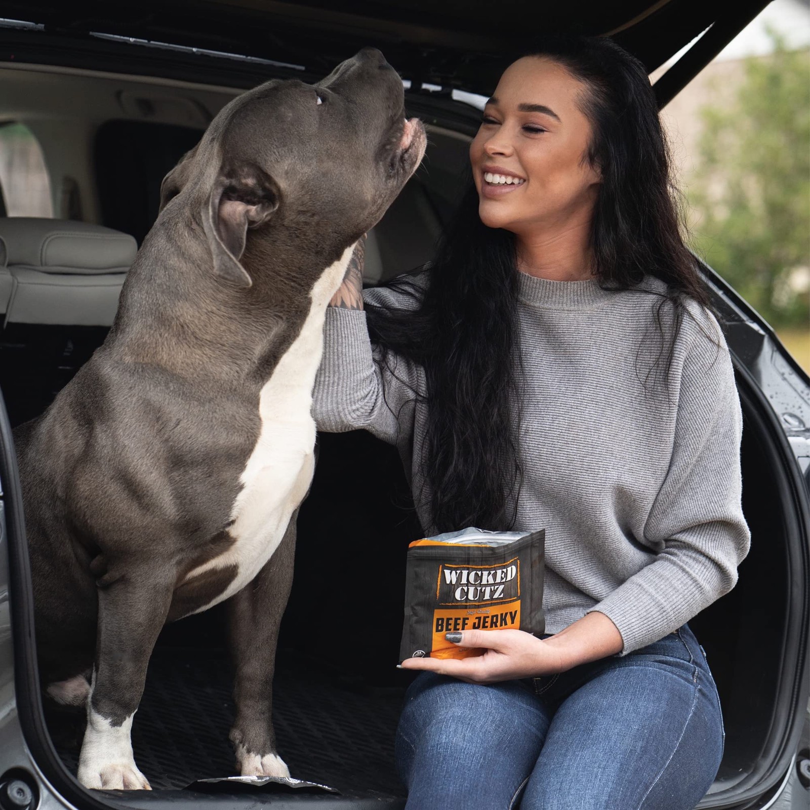 High-Protein Teriyaki Beef Jerky - 24g Protein, Tender, USA-Made Snack (2 Bags)