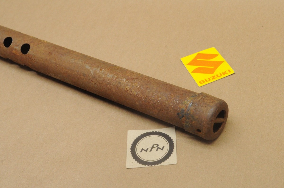 NOS Suzuki 1969 T305 TC305 Exhaust Muffler Baffle Pipe 14510-18200