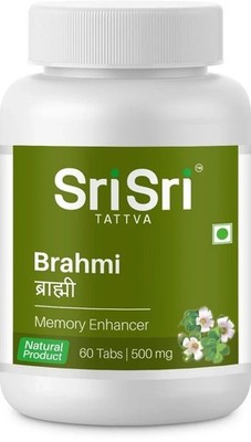 Sri Sri Tattva Brahmi 500Mg Tablet, 60 Count (Pack of 1)