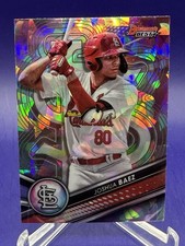 JOSHUA BAEZ 2022 Bowman's Best Top Prospects ATOMIC REFRACTOR #TP-9
