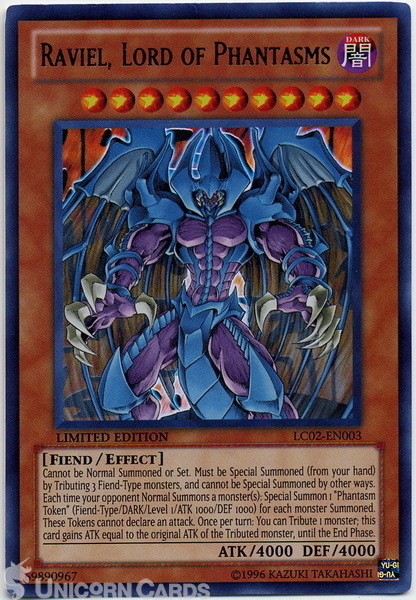 LC02-EN003 Raviel, Lord of Phantasms Ultra Rare Mint Yu-Gi-Oh! Card