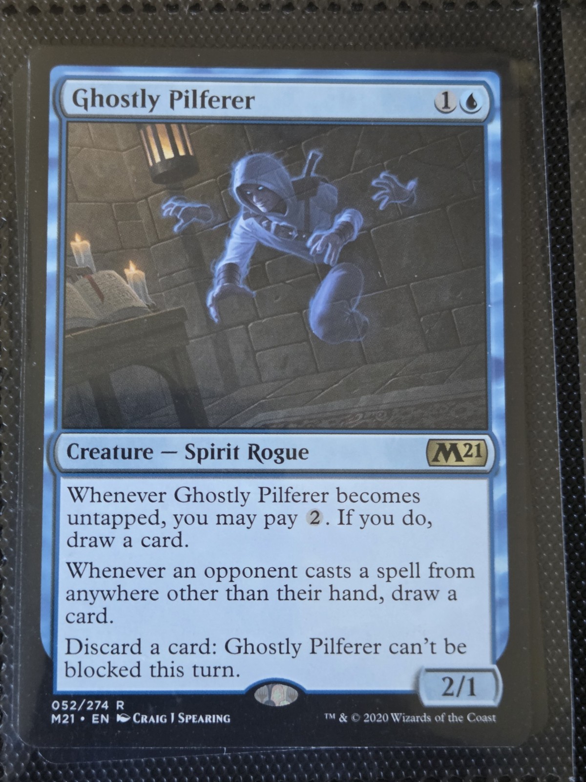 Ghostly Pilferer X1 M20 MTG Core Set 2021
