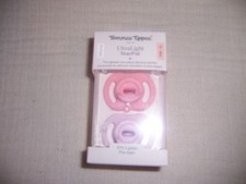 Tommee Tippee silicone pacifier 2 Pink 0-6mo New