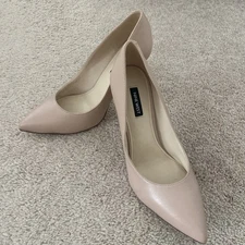New Nine West Women's Tatiana Nude Pump Heel Size 9M No Box