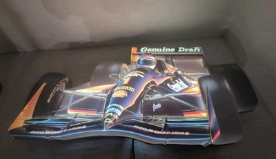 1994 Miller Genuine Draft MGD Beer Indy Car #1 Bobby Rahal 3D Lighted Sign 39''