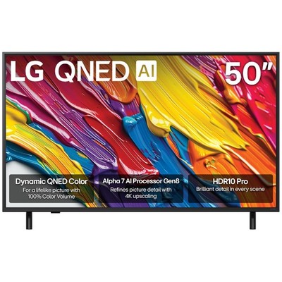 LG 50 Inch QNED82A QNED 4K UHD HDR10 LED Smart TV - 2025 Model