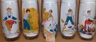 *🔥 SET OF 5 1981 NORMAN ROCKWALL LIBBEY  PROTOTYPE GLASSES! COCA-COLA?  — photo 1