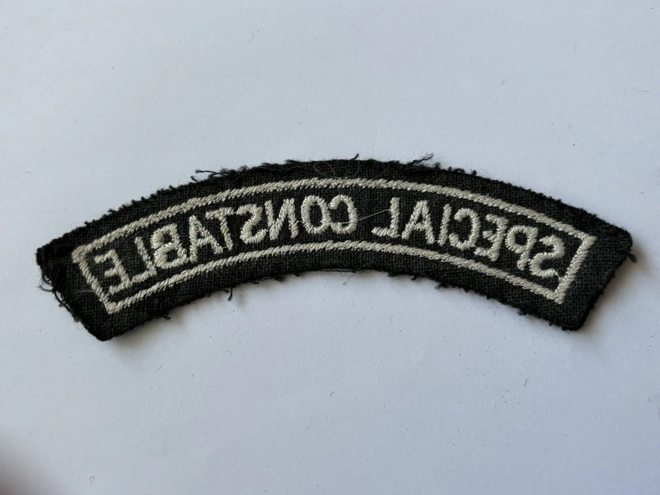 Old Obsolete Special Constable Cloth Patch Badge. - Image 2 of 2