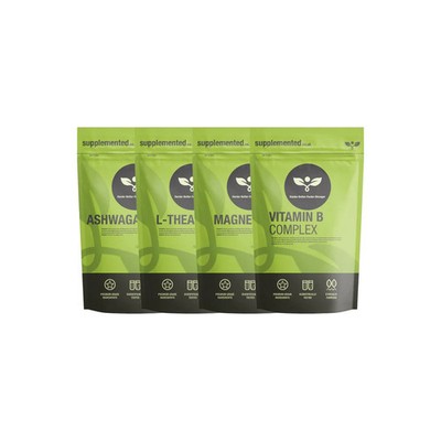 Stress Relief Supplement Bundle Capsules - Made in UK | UK Made Supplement