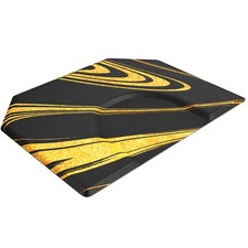 4'x5' Anti Fatigue Salon Mat Hexagonal Barber Floor Mat 7/8" Thick for Barber