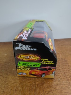 Maquette Mazda RX-7 1994 Rouge - Fast & Furious 1 - Échelle 1/18 Par Ertl