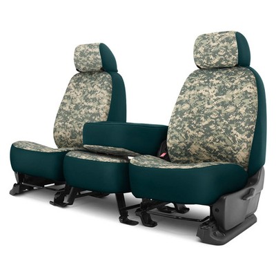 For GMC K1500 Suburban 95-99 Camo 1st Row Digital Green Custom Seat Covers