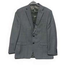 Lauren Ralph Lauren Blazer Sport Jacket Size 42R Gray Wool Blend Single Breasted