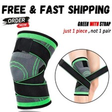Knee Sleeve Compression Brace Support For Sport Joint Pain Arthritis Relief