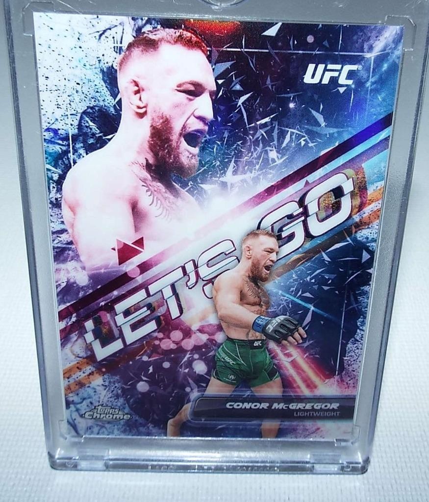 2024 Topps Chrome UFC Conor McGregor Let's Go SSP Case Hit #LGO-6