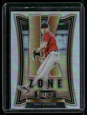 MAX SCHERZER 2021 Panini Select K Zone Silver Parallel K-6 Case Hit