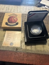 2020 US Mint Basketball Hall Of Fame Commemorative UNC Silver Dollar OGP & COA