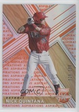 2019 Panini Elite Extra Edition Aspirations Orange 29/100 Nick Quintana #47 s3g