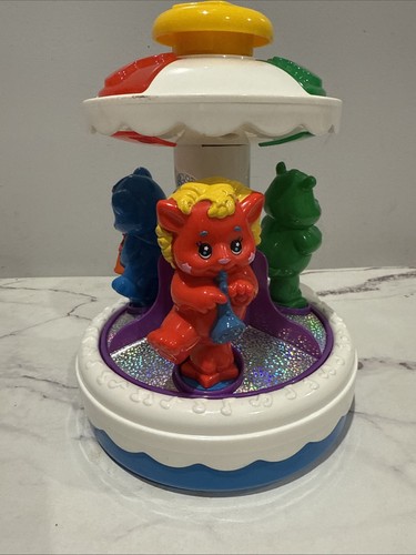 Vtg 2001 Fisher-Price Rare "Sparkling Symphony Carousel" Tested Works 10" - Picture 3 of 5