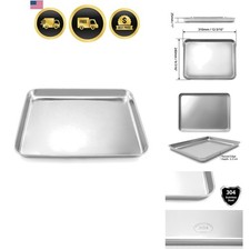 304 Stainless Steel Utility Tray, Instrument Tray Salon Tool Tray Workshop Pa...