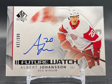 Albert Johansson 2024-25 SP Authentic Future Watch Auto Horizontal /599 #171