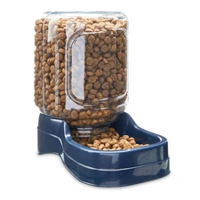 Gravity Pet Feeder, Blue, X-Small, 2 lbs Capacity for Cats and Dogs