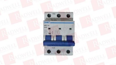 CHINT NB1-63-3P-D40-5KA / NB1633PD405KA (NEW NO BOX)