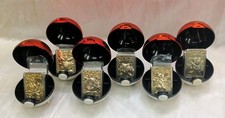 Pokemon Burger King 23K Gold Plated Card Set of 6 w/ COAs Pokeballs 1999
