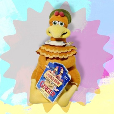 Chicken Run Ginger Plush 2000 Playmates Toys w/ Tags 10  DreamWorks Aardman