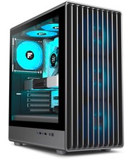 K6 PC Case - Pre-Installed 6 PWM ARGB Fan 3 x 120mm, 3 x 140mm , ATX Mid-Tow...