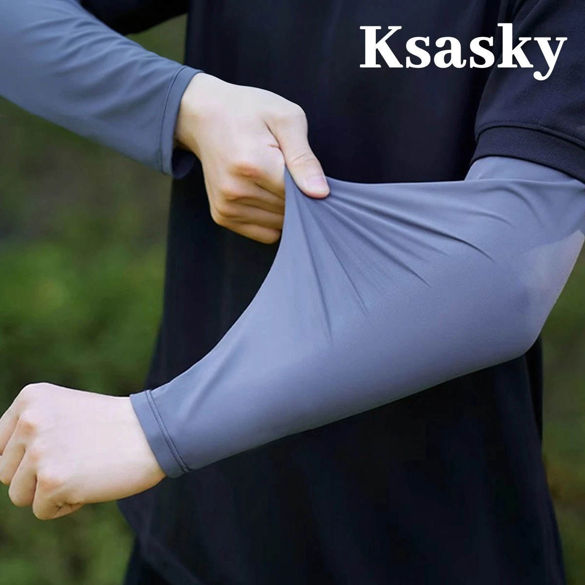 Ksasky Cooling Arm Sleeve Cover UV Sun Protection Outdoor Sports Basketball
Opens in a new window or