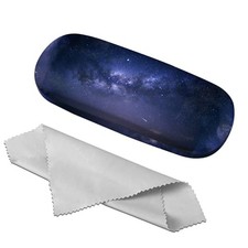 Eyeglass Case Hard Shell Sunglasses Protective Eyeglasses Holder M18-blue Star