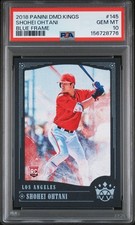 2018 DIAMOND KINGS BLUE FRAME #145 SHOHEI OHTANI PSA 10