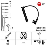 NGK 5405 ZüNdleitungssatz ZüNdkabelsatz ZüNdkabel FüR Ford