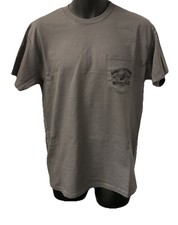 Harley Davidson Men's Wave Pocket Short Sleeve T-Shirt Gray 402948020
