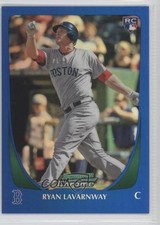 2011 Bowman Draft Chrome Blue Refractor 77/199 Ryan Lavarnway #83 2x6